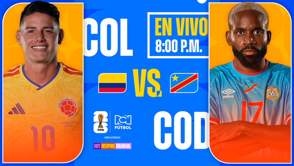 Colombia Vs Congo: hora y dónde VER EN VIVO la Copa de Mundo