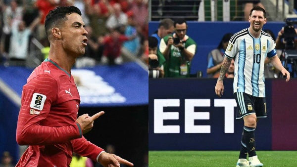 CR7 mira de cerca a Messi: ¿A cuántos goles quedó del máximo artillero de Mundiales tras doblete?