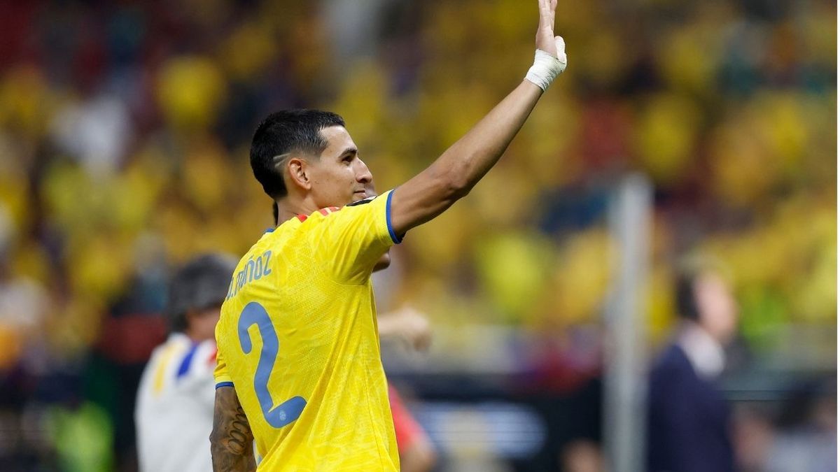 Daniel Muñoz, figura de Colombia contra Congo