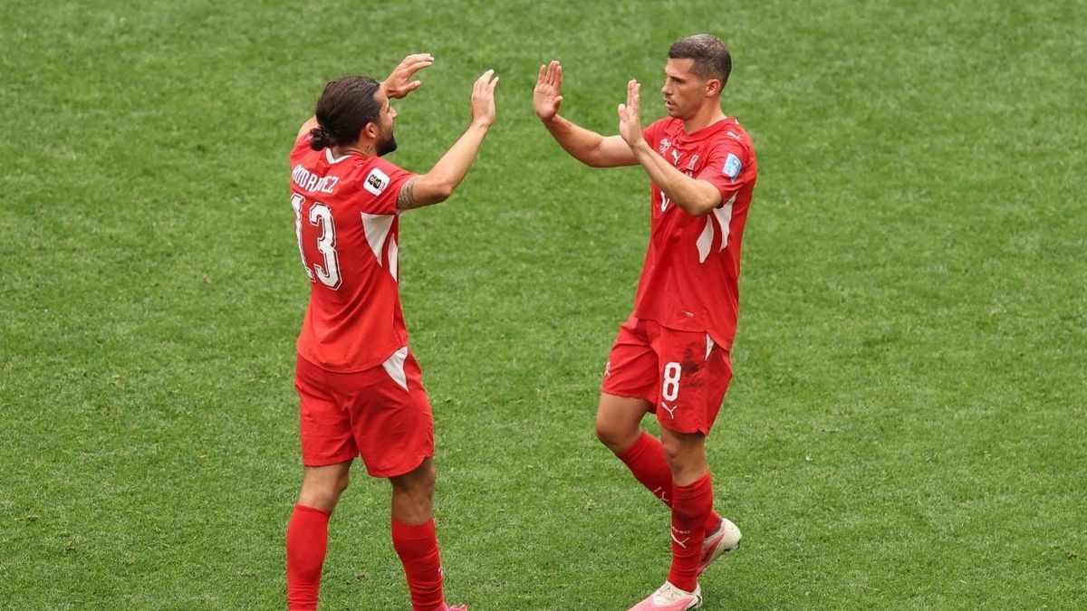 Suiza, líder del grupo B en la Copa del Mundo