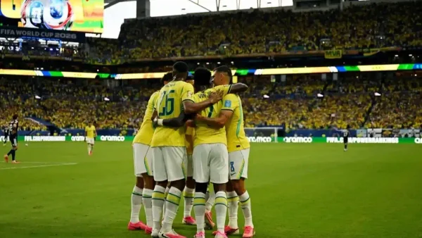 Video: el golazo colectivo de Brasil que terminó en gol de Matheus Cunha