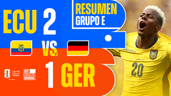 Ecuador hizo la épica: derrotó a Alemania y clasificó a 16avos de final del Mundial