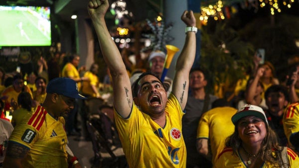 Miami es Colombia: Inigualable banderazo antes de enfrentar a Portugal