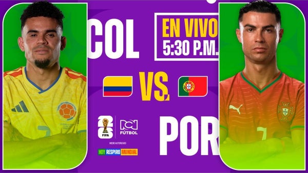 EN VIVO Colombia vs Portugal | Copa Mundial de la FIFA 2026