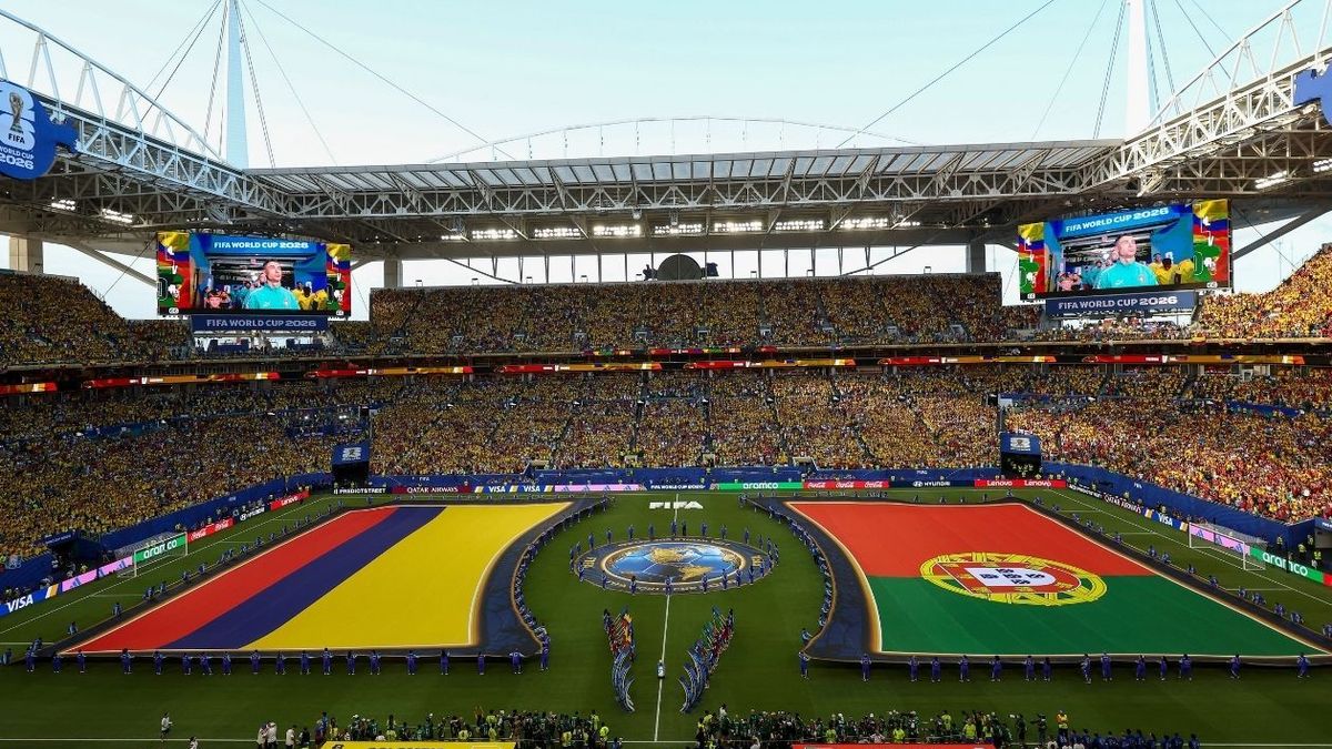 Colombia Vs Portugal, himnos en la Copa del Mundo