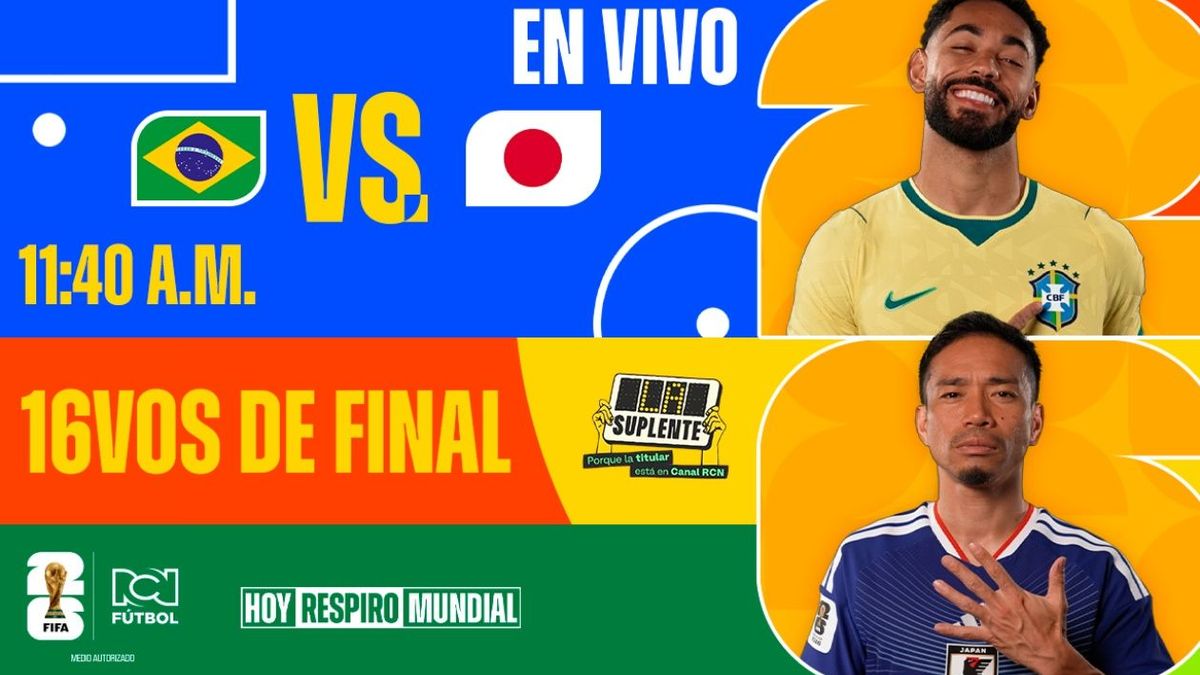 Transmisión de la Suplente Brasil vs Japón