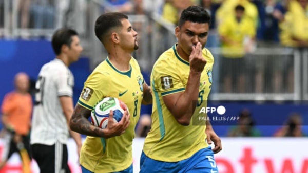 VIDEO - Casemiro empató el partido contra Japón con certero cabezazo