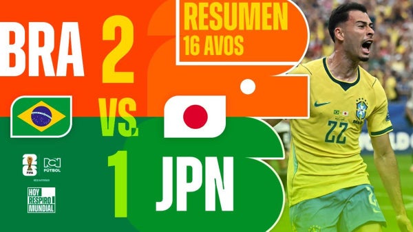 [Video] Brasil clasificó a octavos de final del Mundial tras remontarle a Japón