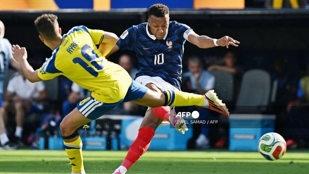 [Video] Mbappé hizo el primero de Francia ante Suecia pero se cobró fuera de lugar