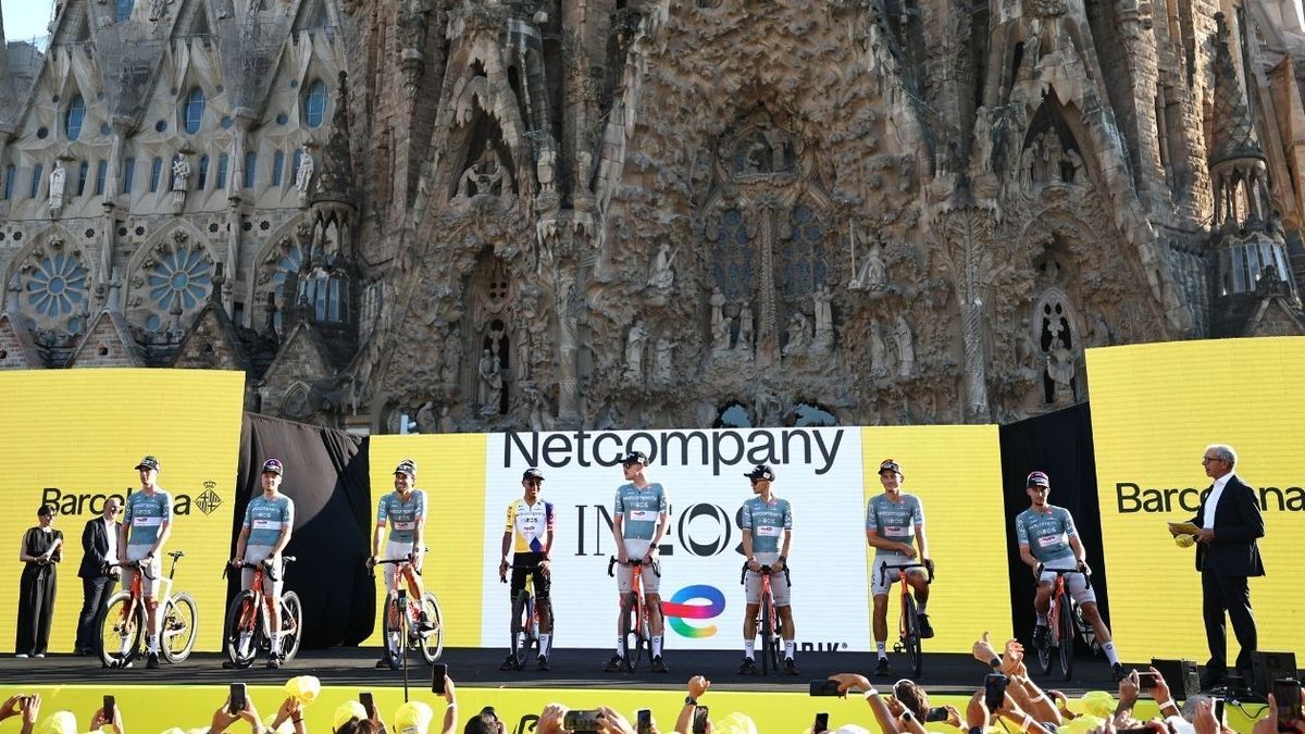 Presentación del Netcompany INEOS en el Tour de Francia