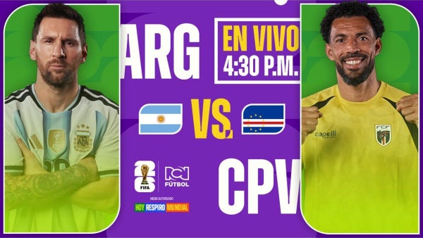 ¿Cómo VER EN VIVO Argentina vs Cabo Verde por la Copa del Mundo 2026?