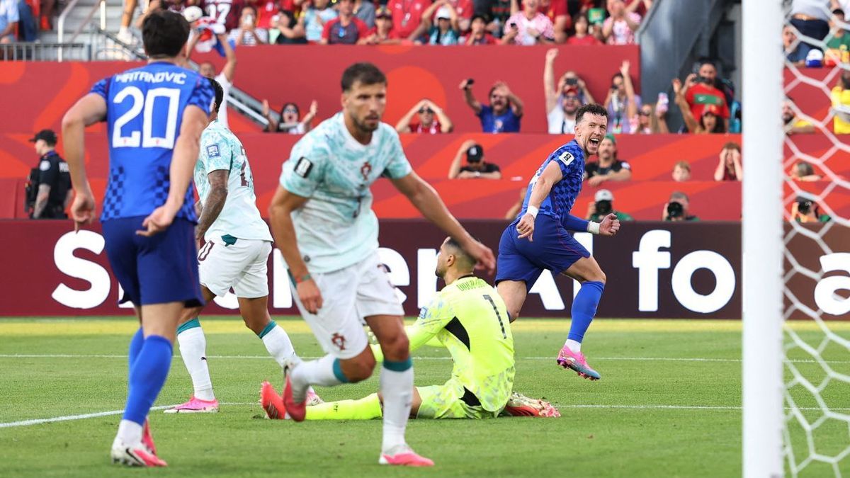 Croacia pegó primero en el marcador y está sacando a Portugal