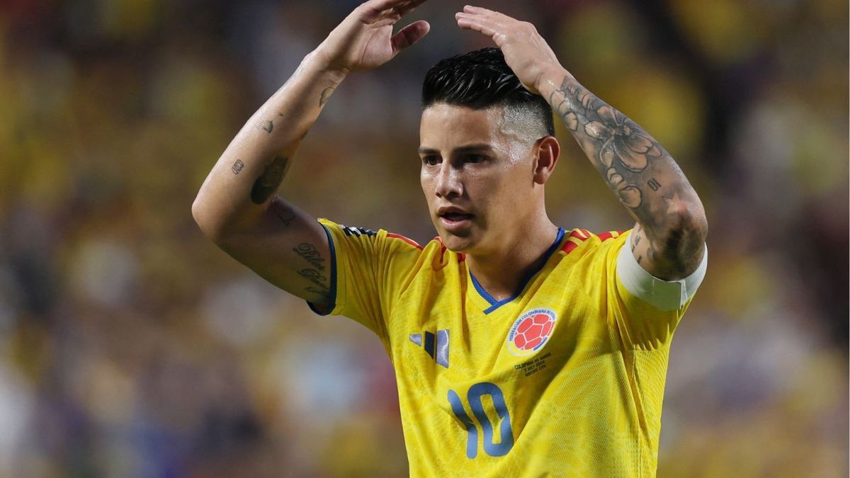 James Rodríguez fue sustituido por Lorenzo