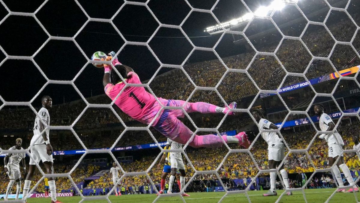 Atajada de Ghana vs Colombia