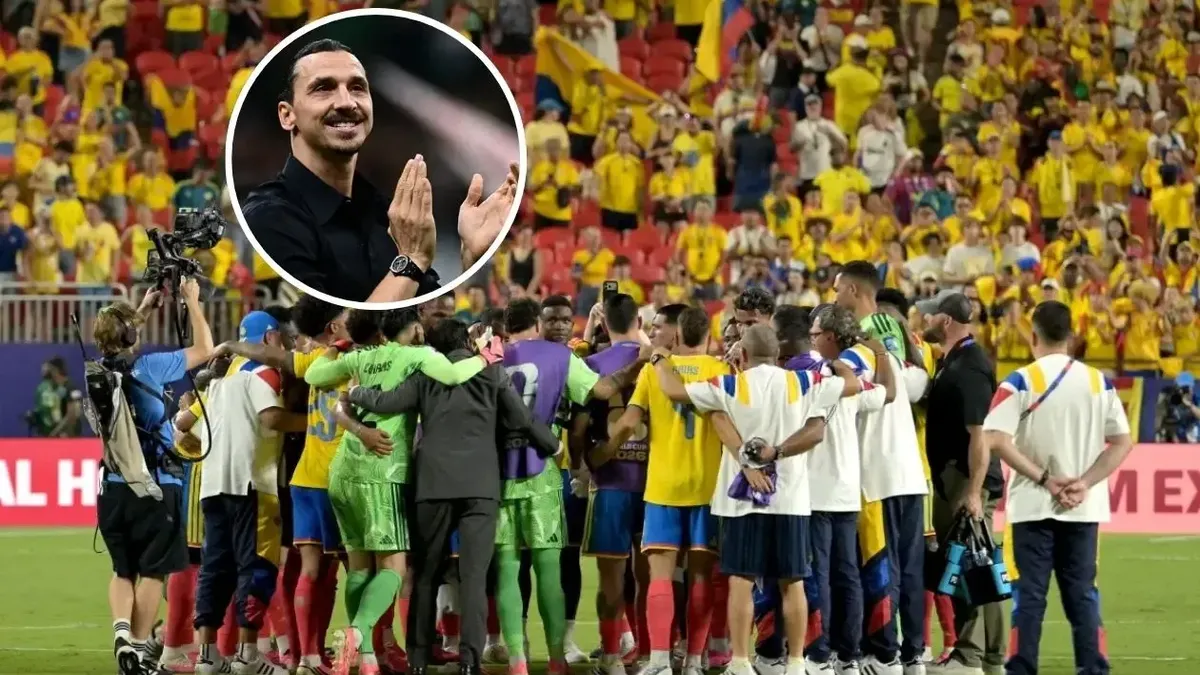 Zlatan Ibrahimović se rindió ante Colombia.