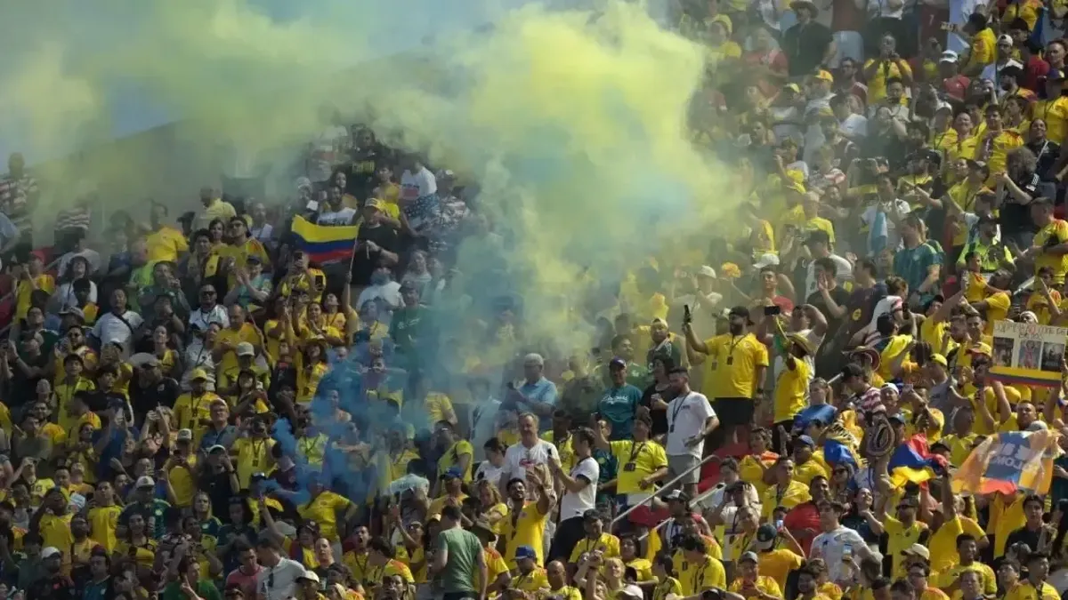 Hinchas de Colombia.