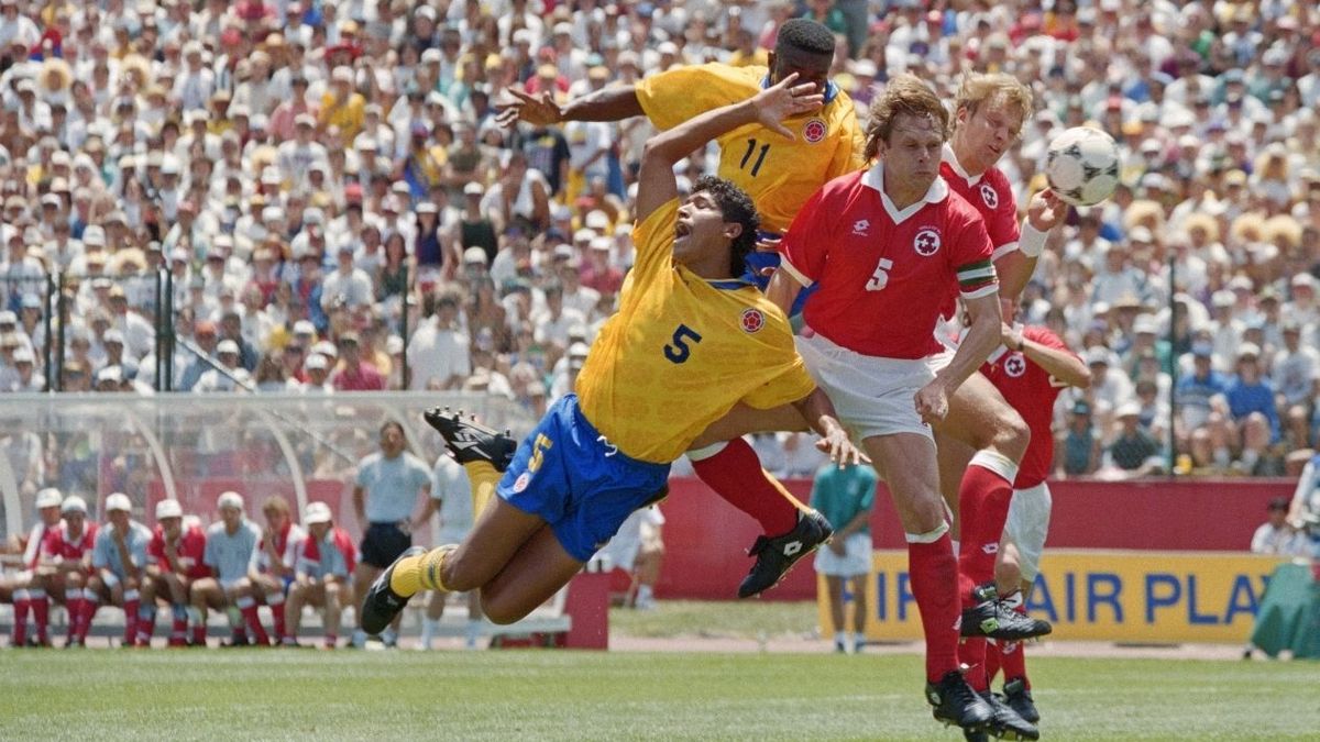 Colombia Vs Suiza en la Copa del Mundo de 1994
