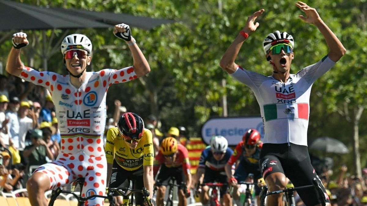 Isaac del Toro ganó la etapa 2 del Tour de Francia