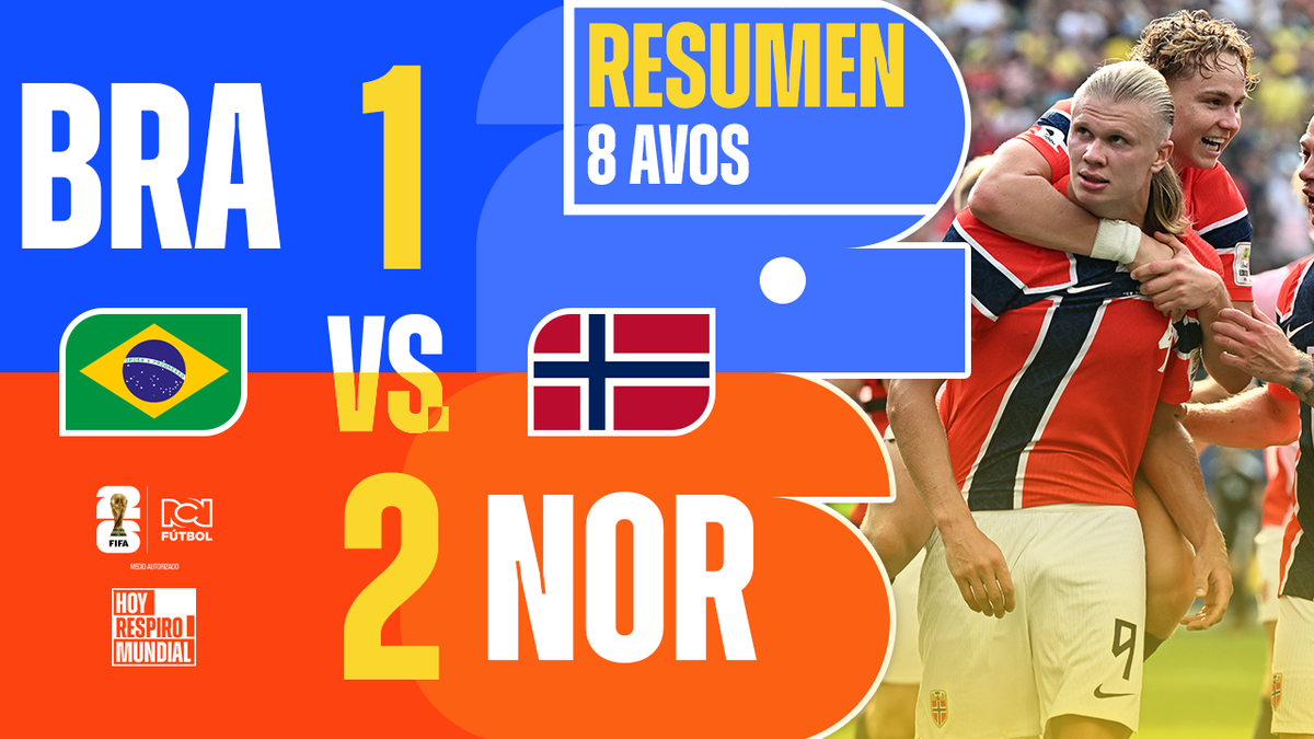 Noruega 2-1 Brasil