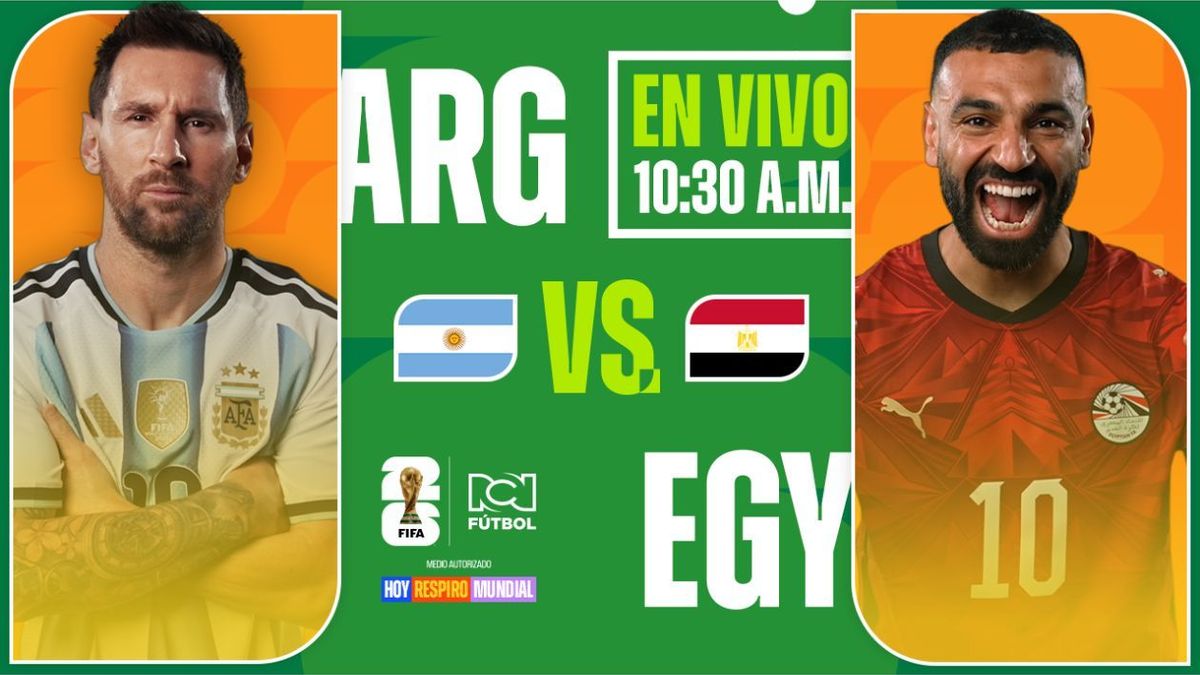 ¿Cómo VER EN VIVO Argentina vs Egipto por octavos de final del Mundial 2026?