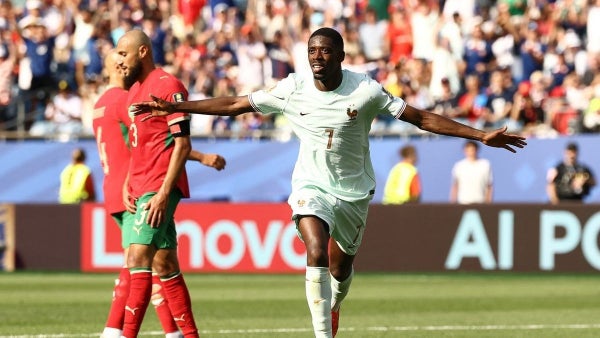 VIDEO - Golazo de Dembélé y Francia le gana 2-0 a Marruecos en el Mundial