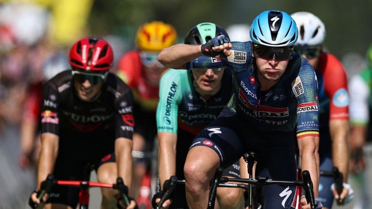 Tim Merlier ganó la etapa 8 del Tour de Francia