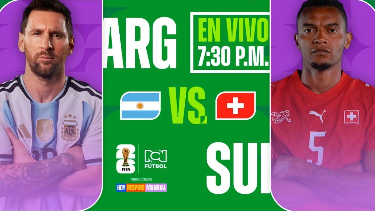 Así podrá ver en vivo el partido entre Argentina vs Suiza