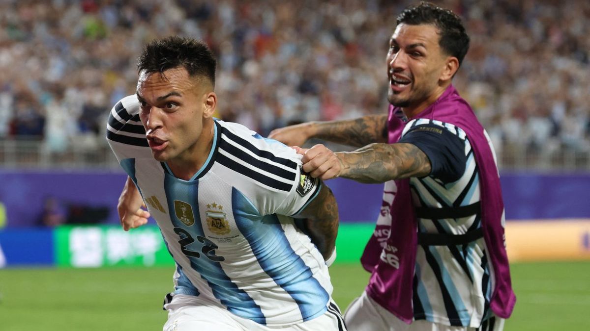 [Video] Lautaro Martínez anotó el 3-1 definitivo de Argentina contra Suiza