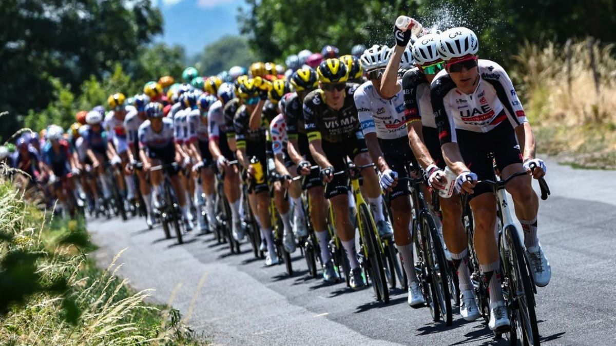 Caída en el Tour.