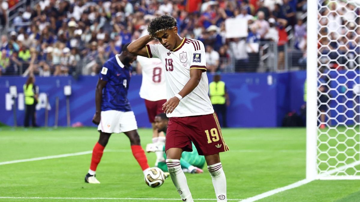 VAR anuló el gol Lamine Yamal en el partido España vs Francia
