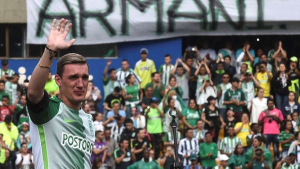 VIDEO: Así llegó Armani a Medellín para ser nuevo refuerzo de Nacional