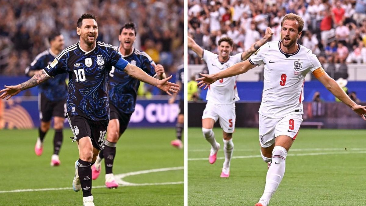 Titulares de Argentina e Inglaterra para la semifinal del Mundial