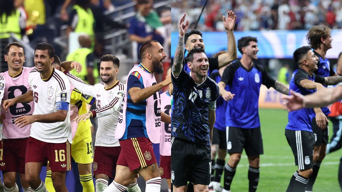 España reaccionó a la clasificación de Argentina
