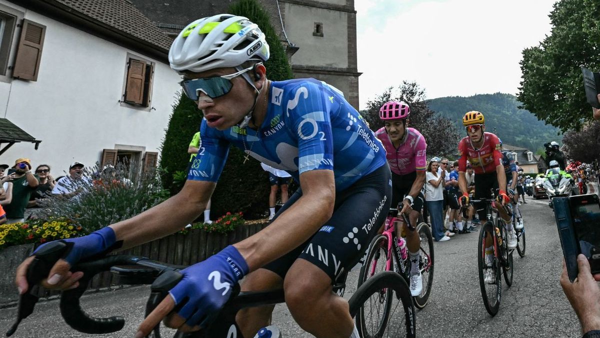 [Video] Einer Rubio sufrió terrible caída en Alpe d'Huez y abandonó el Tour de Francia