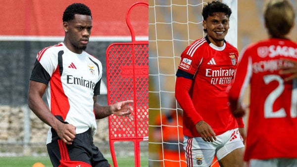 Jhon Durán y Richard Ríos clasificaron a tercera ronda de Europa League con Benfica