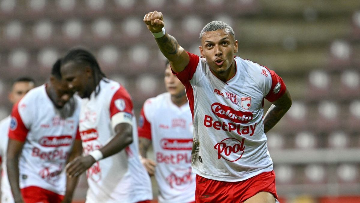 Contundente victoria de Santa Fe frente a Caracas en Copa Sudamericana