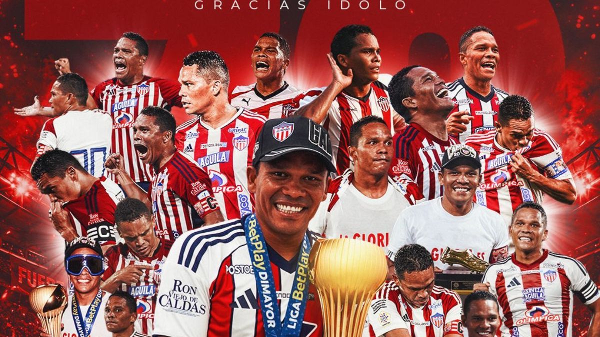 La pobre despedida de Junior de Barranquilla a Carlos Bacca