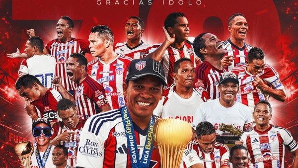 Junior causó conmoción anunciando la salida de Carlos Bacca