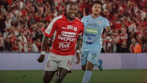 Santa Fe y Once Caldas empataron en un partidazo en El Campín