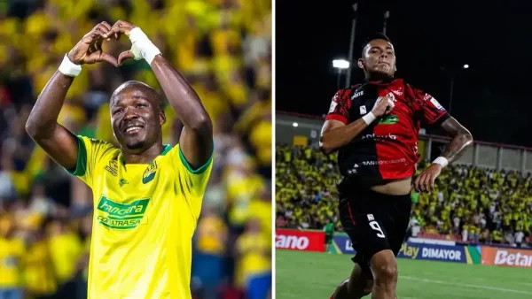 ¡Final caliente! Bucaramanga reclamó al árbitro tras el gol anulado ante Cúcuta