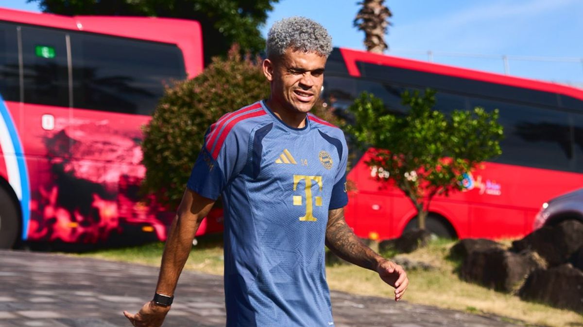 Luis Díaz con el Bayern Múnich en la pretemporada