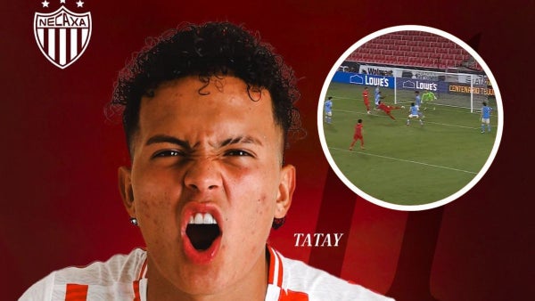 [Video] Tatay Torres le da la victoria a Necaxa en la Leagues Cup con gol de volea