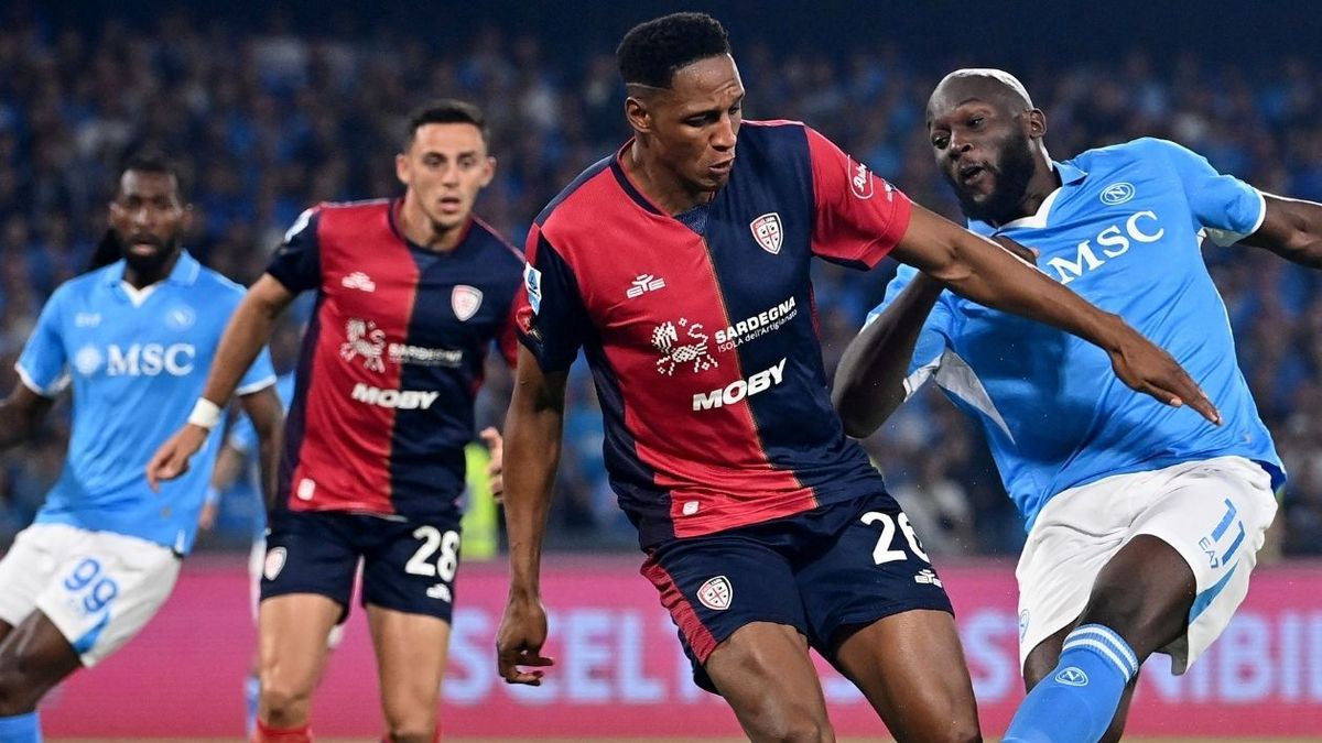 Yerry Mina, colombiano en Cagliari