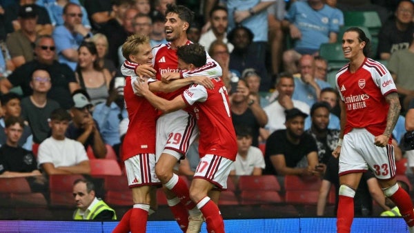 Arsenal goleó a Manchester City y es campeón de la Community Shield