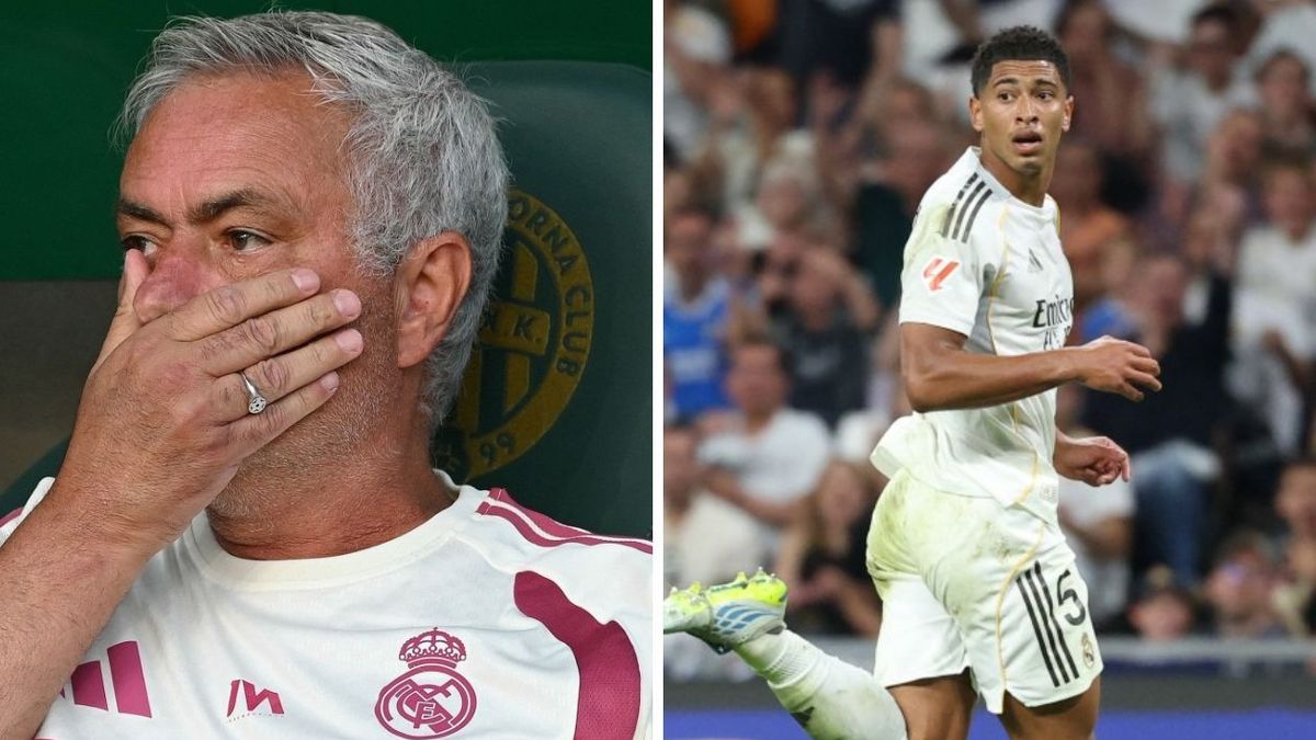 Mourinho y Bellingham.