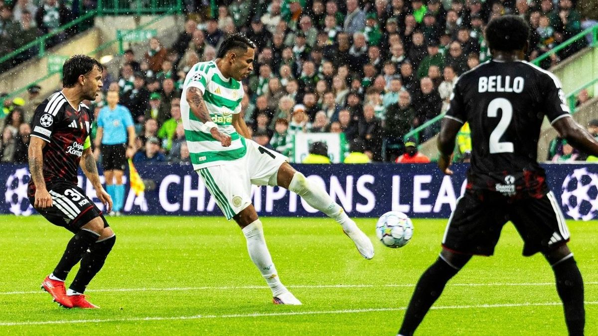 Camilo Durán, delantero colombiano del Celtic