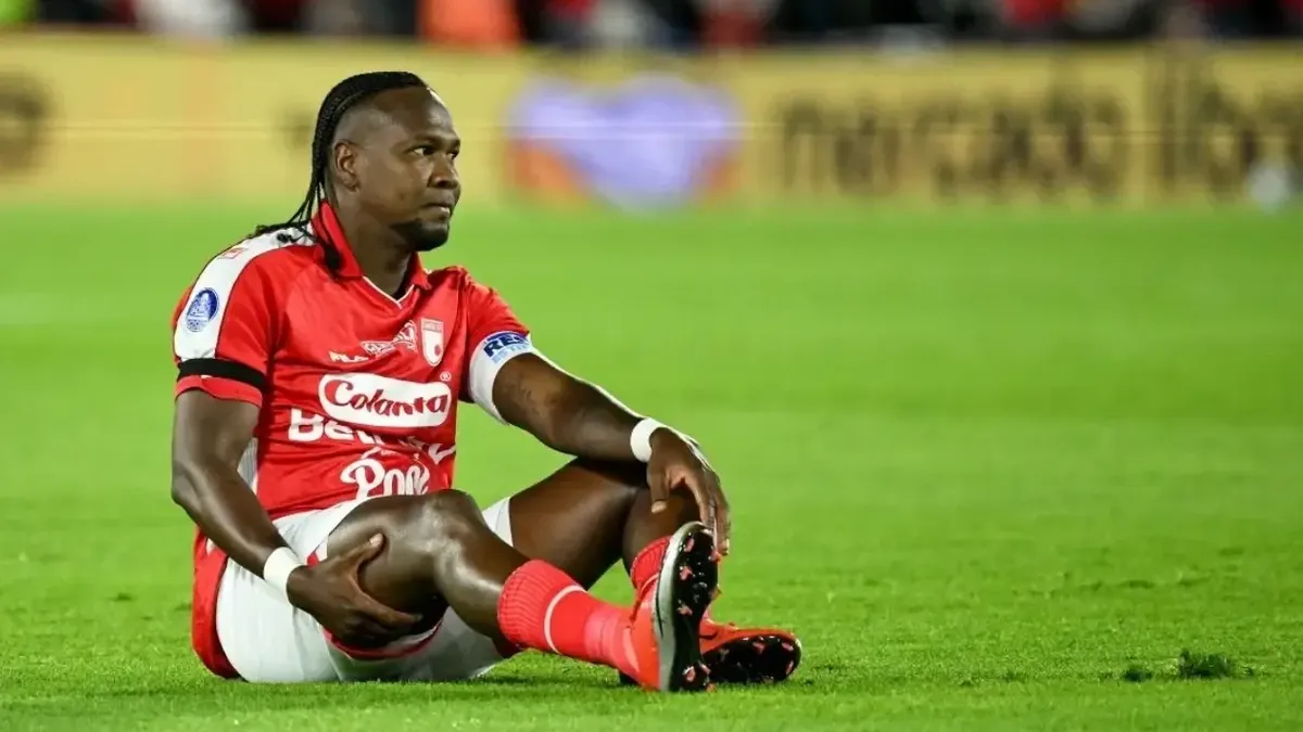 Hugo Rodallega, capitán de Santa Fe.