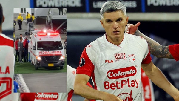 [Video] Daniel Torres salió en ambulancia del partido contra River Plate