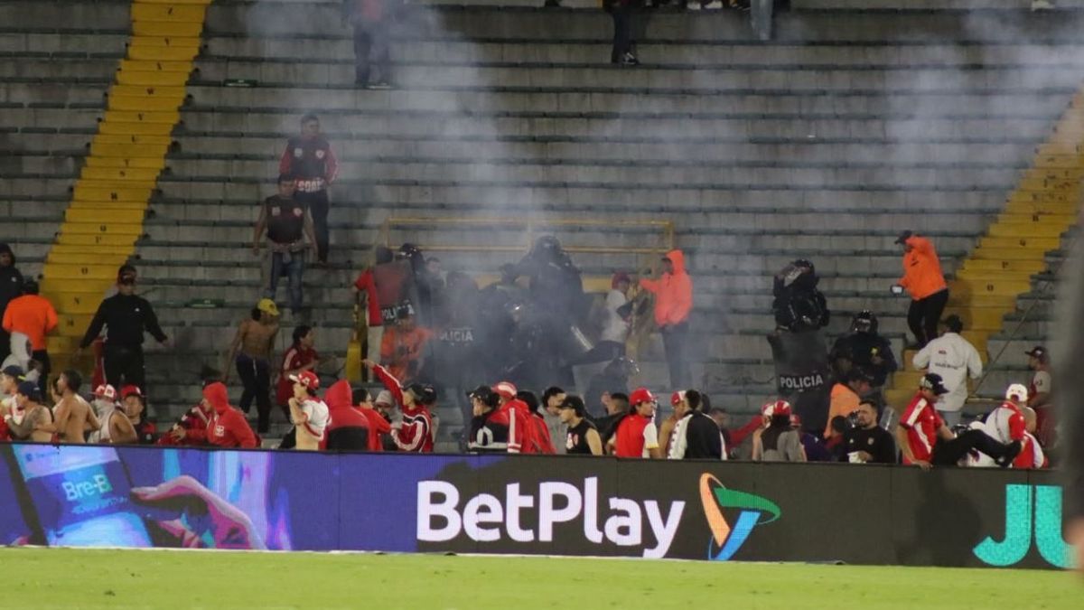 Altercados Santa Fe vs América de Cali