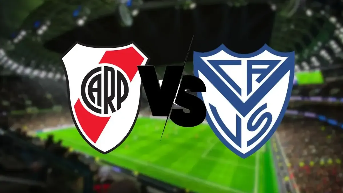 River Plate vs. Vélez Sarsfield.